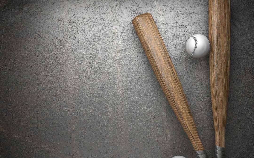 2 baseball bats and 2 baseballs