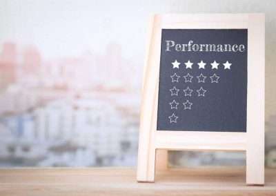 board with performance ratings