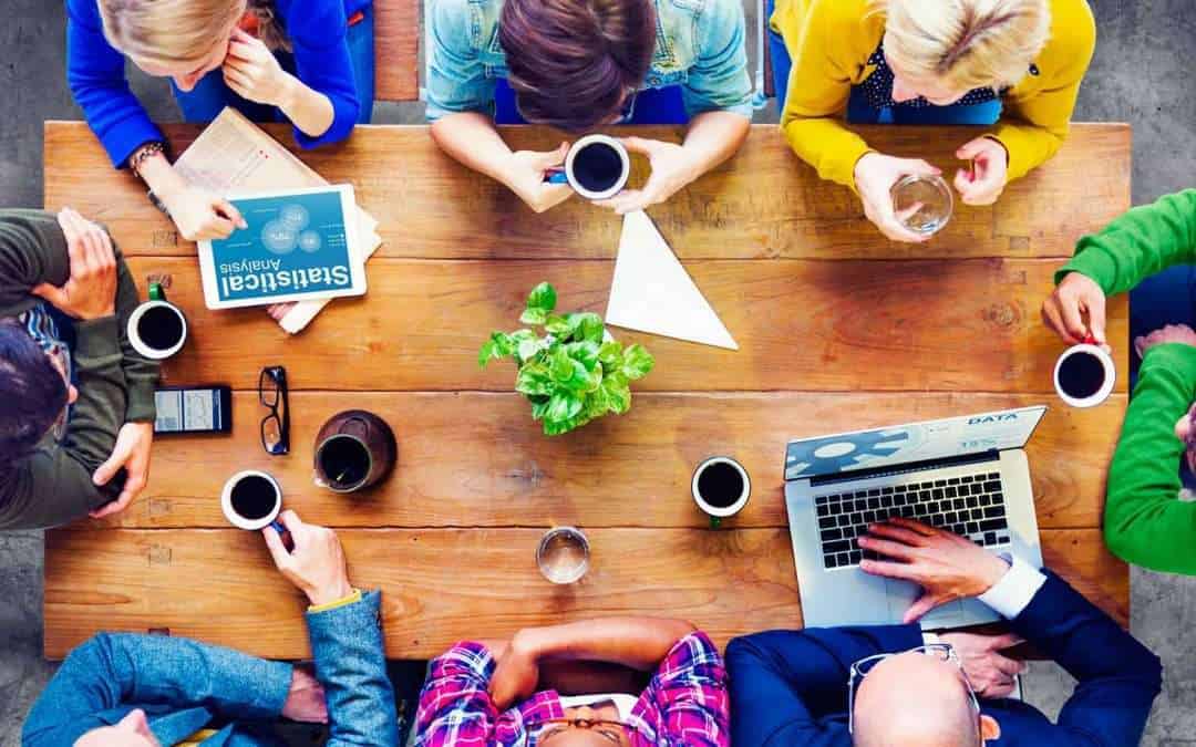 digital marketing team meeting