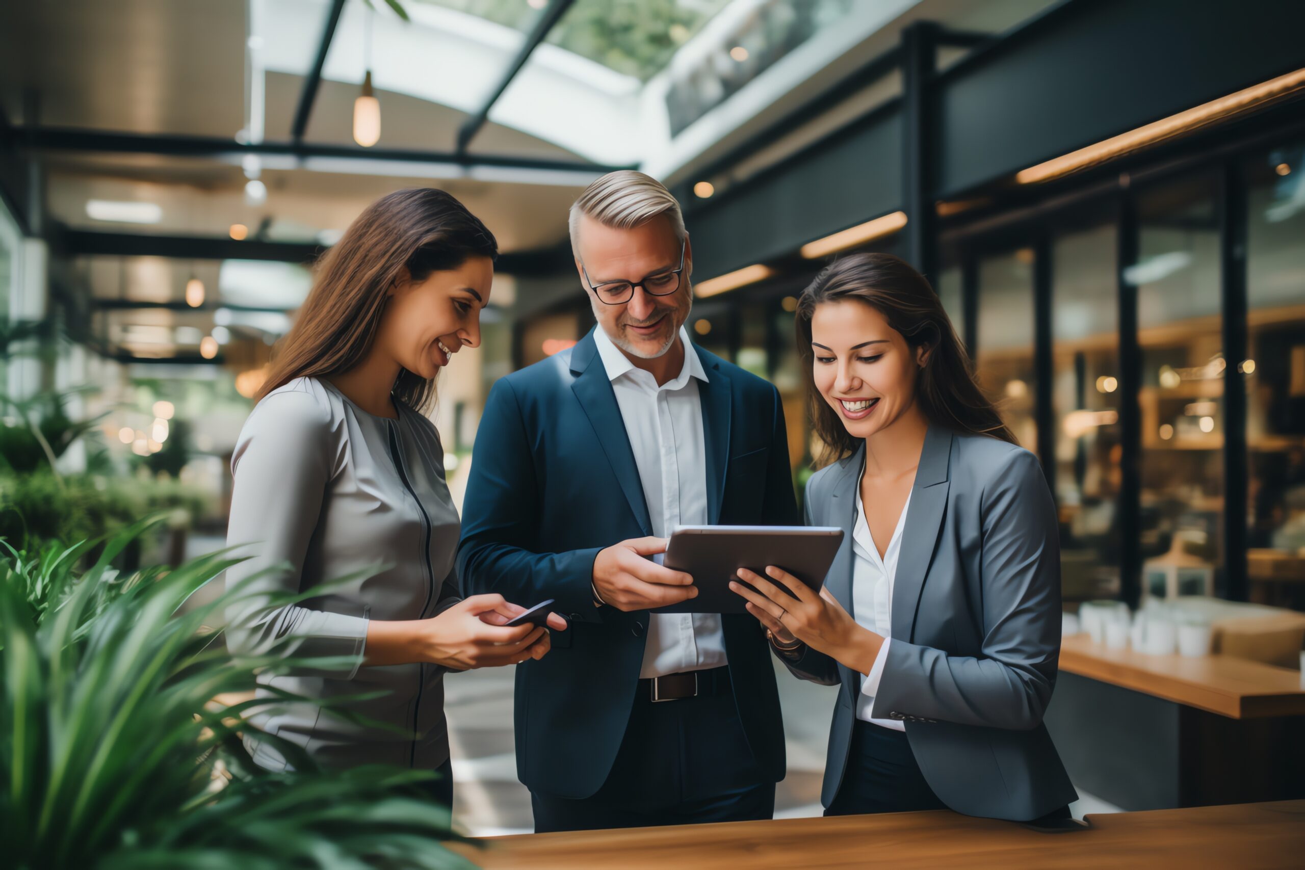 Attorney using AI technology for enhanced work efficiency.