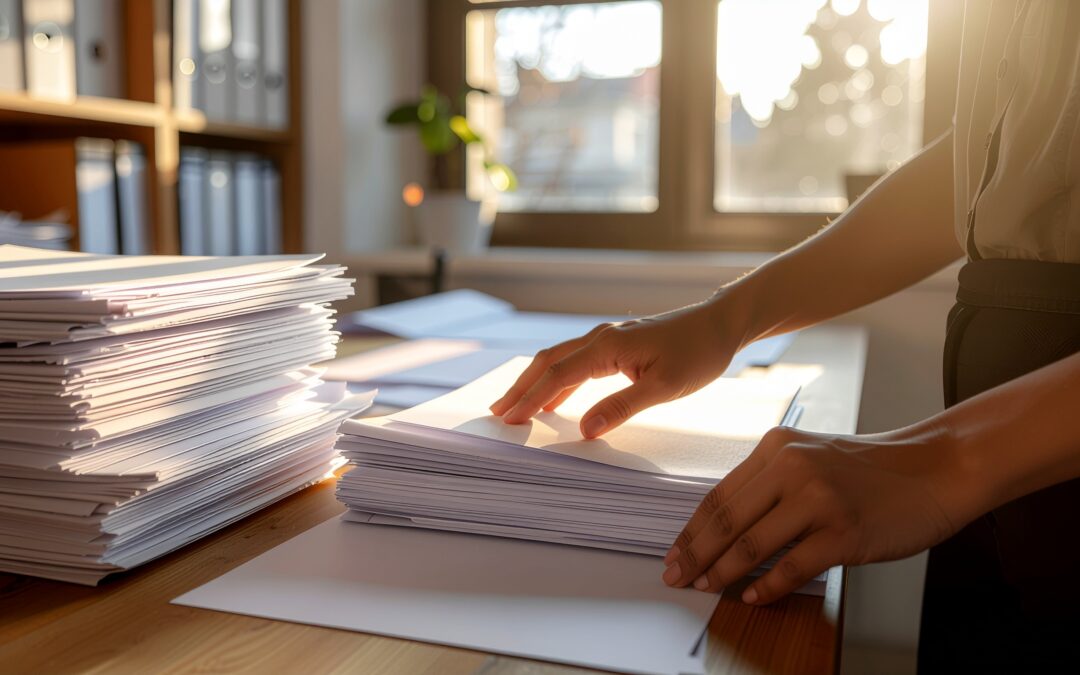 Law firm admin performing time-consuming tasks