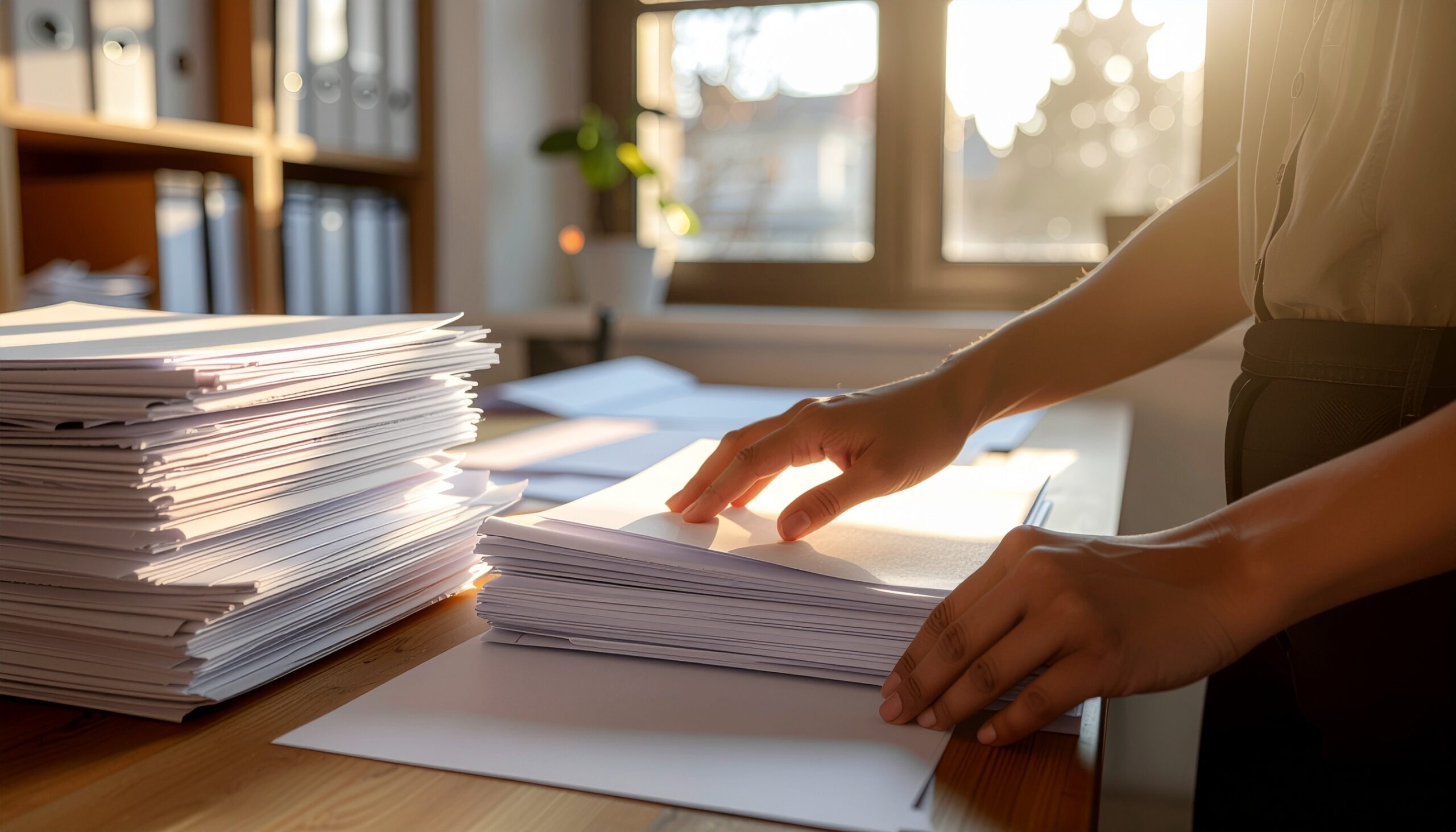 Law firm admin performing time-consuming tasks