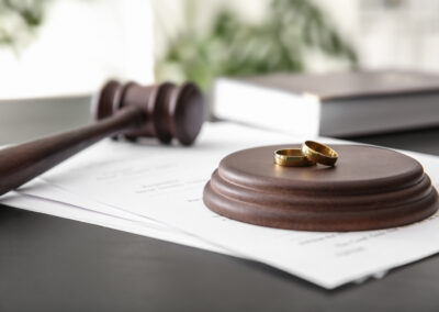 Family Law attorneys prepare divorce documents