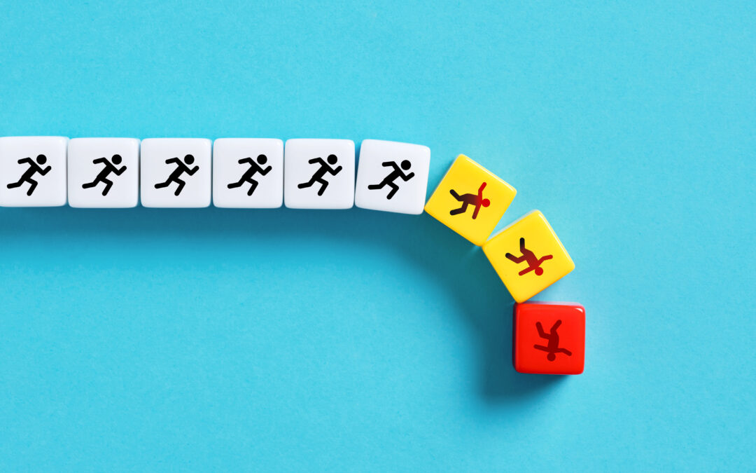 Career decline or leadership failure in business.